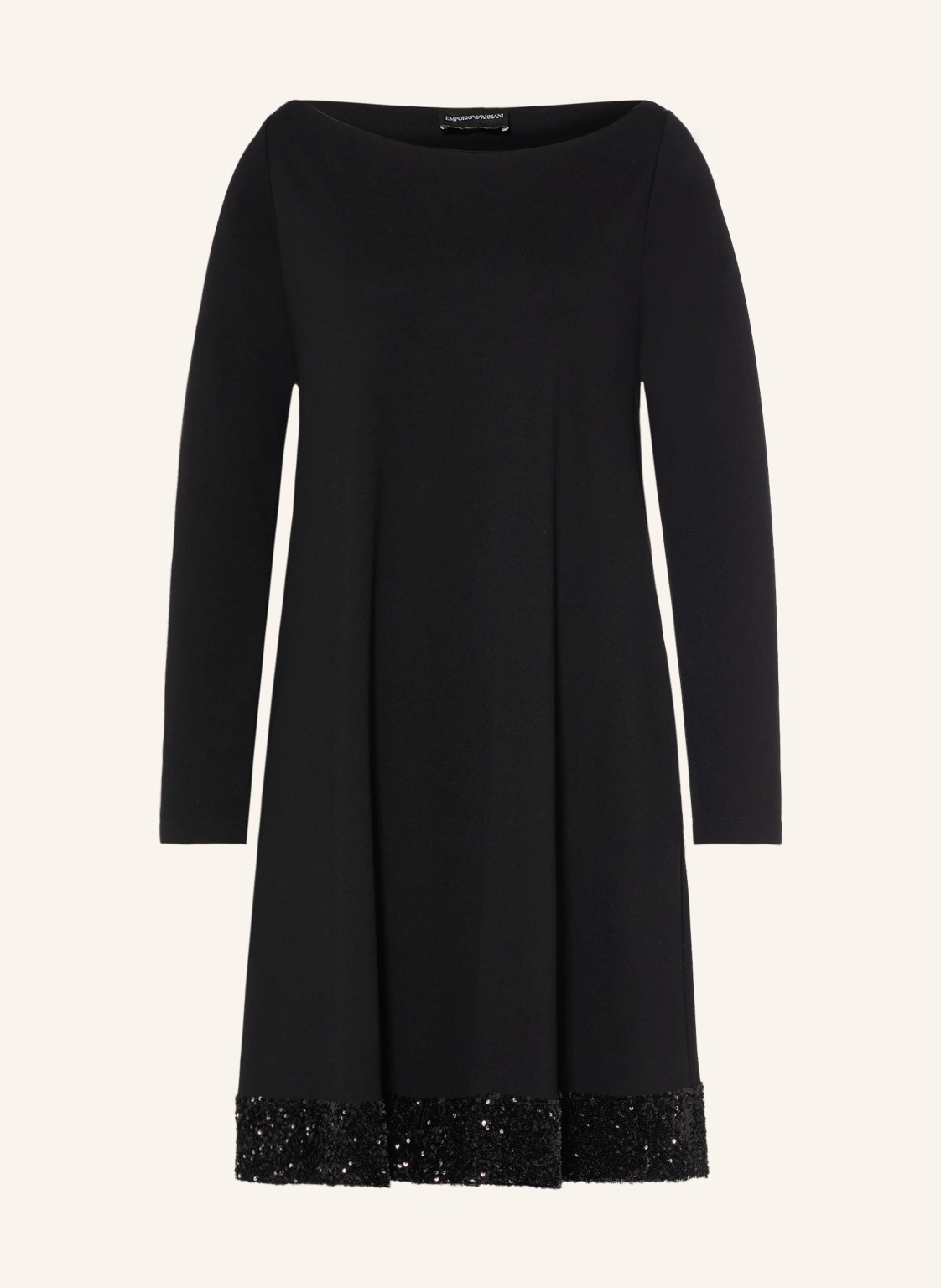 EMPORIO ARMANI Jerseykleid mit Pailletten