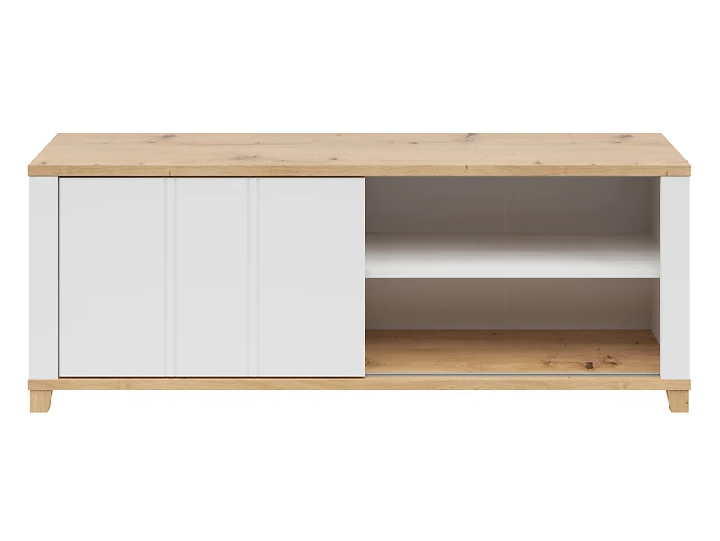 Szafka Hygge 174 cm biały/dąb artisan