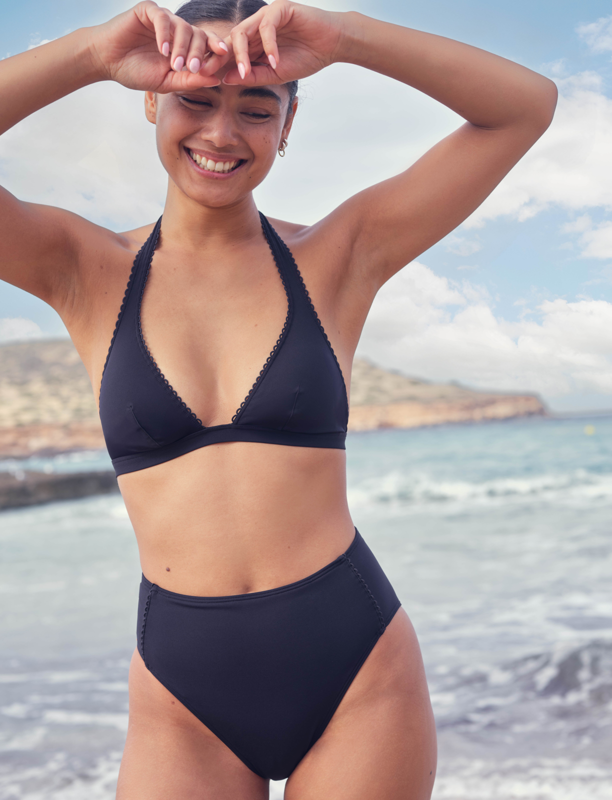 Culotte de bain taille haute YACHT