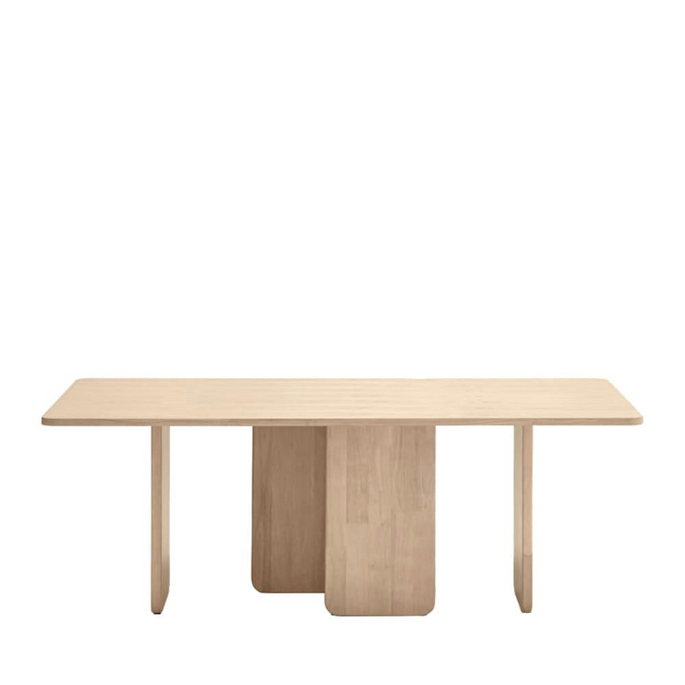 ARQ - Table à manger en bois 200x100cm bois clair