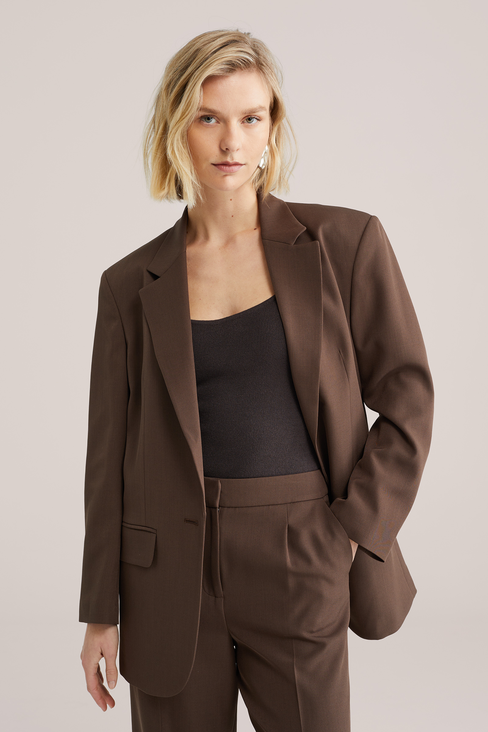 Dames loose fit blazer
