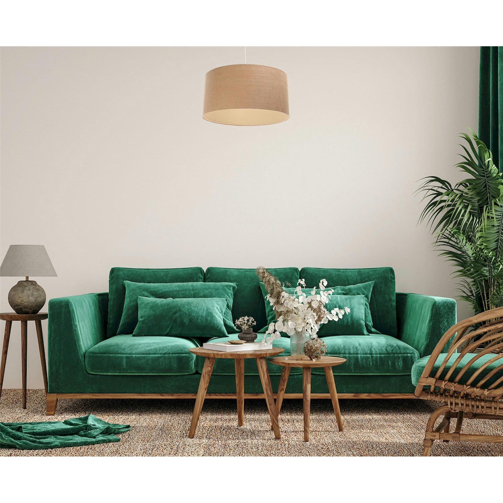 BOHO - Suspension Jute Marron