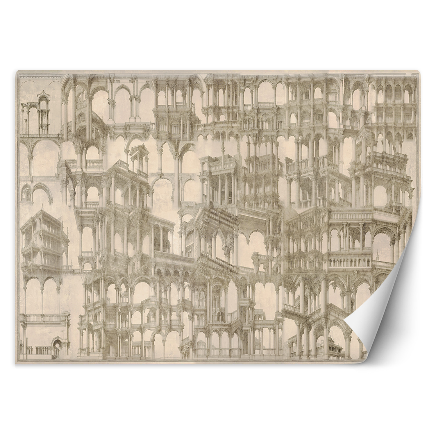 Feeby Fototapeta, Architektura kolumny abstrakcja 150x105