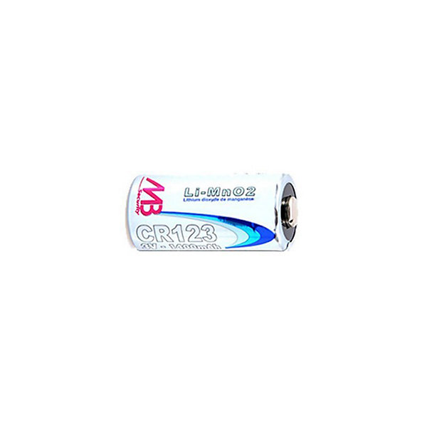 Lot de 2 Piles lithium cr123a 3v haute performance