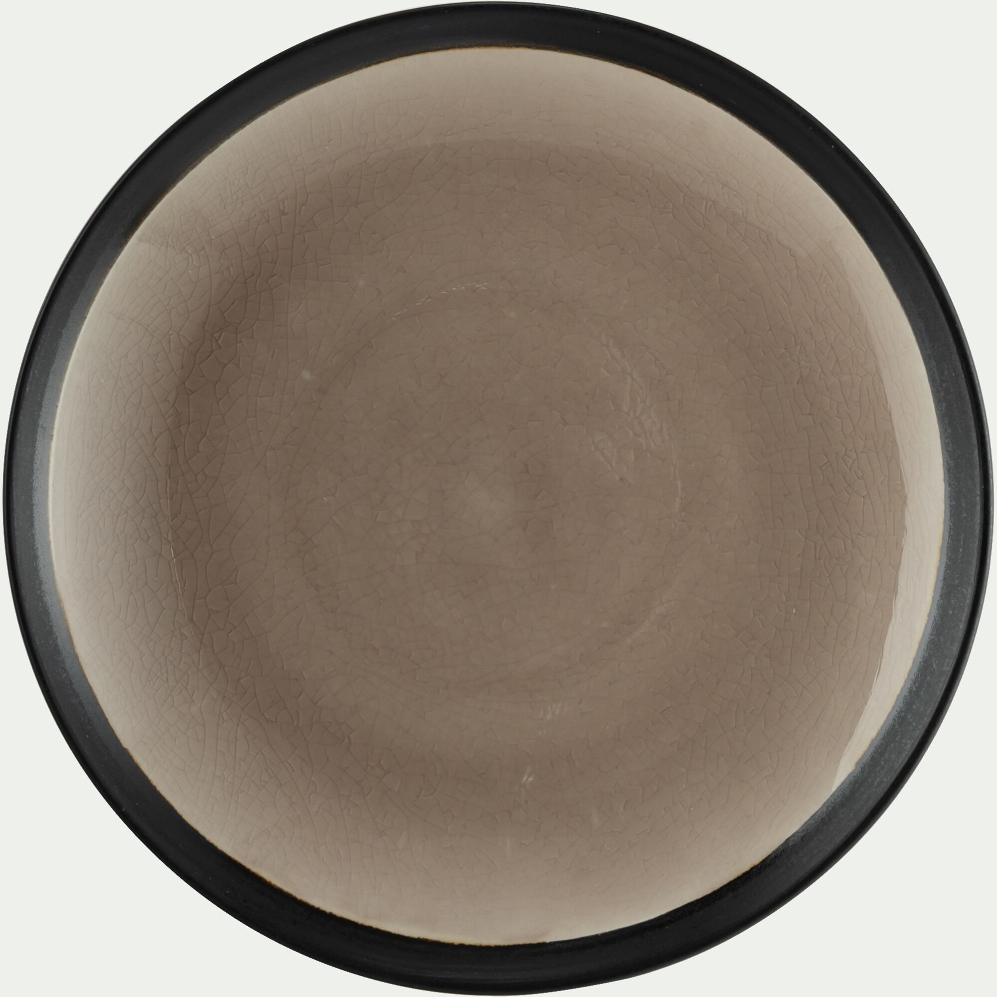 COCO - Assiette à dessert en grès D21,8cm - noir