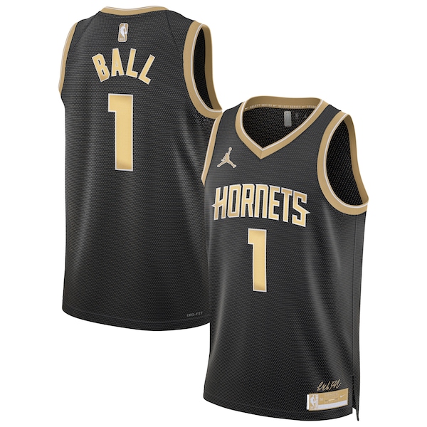 LaMelo Ball Charlotte Hornets Jordan Brand Unisex  Select Series Swingman Jersey – Black