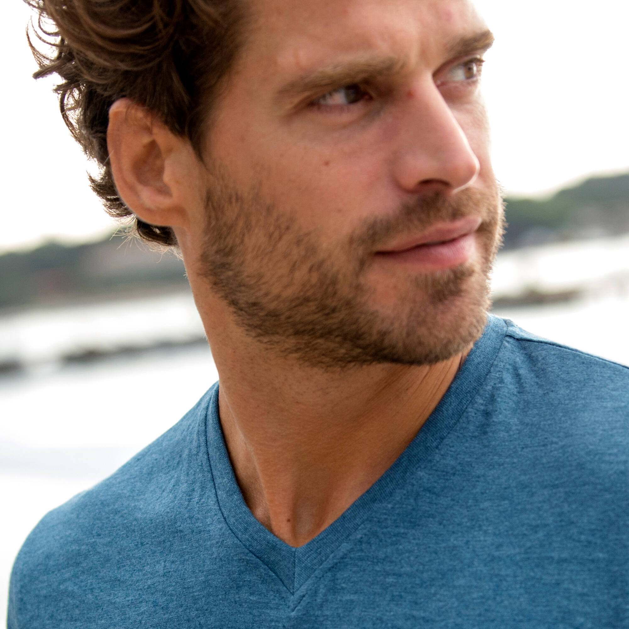 Tee-shirt col V manches courtes - lot de 3
