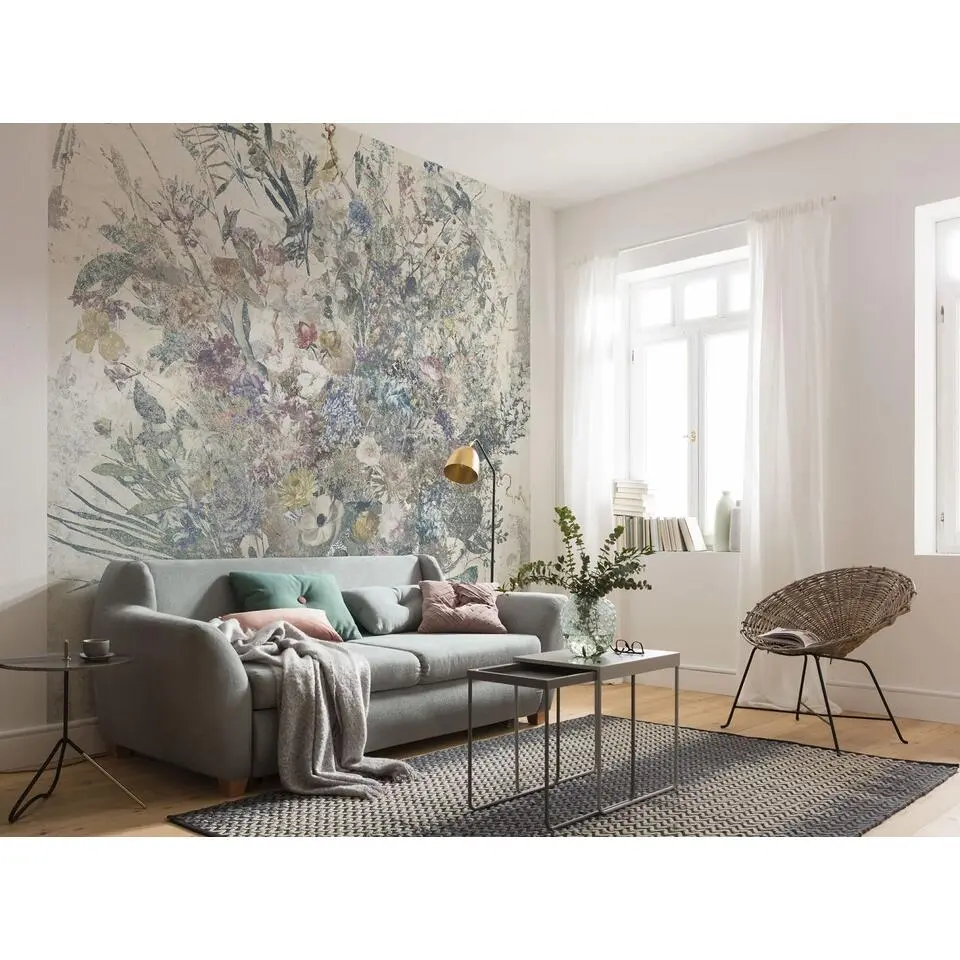 Sanders & Sanders fotobehang boeket multicolor - 300 x 280 cm