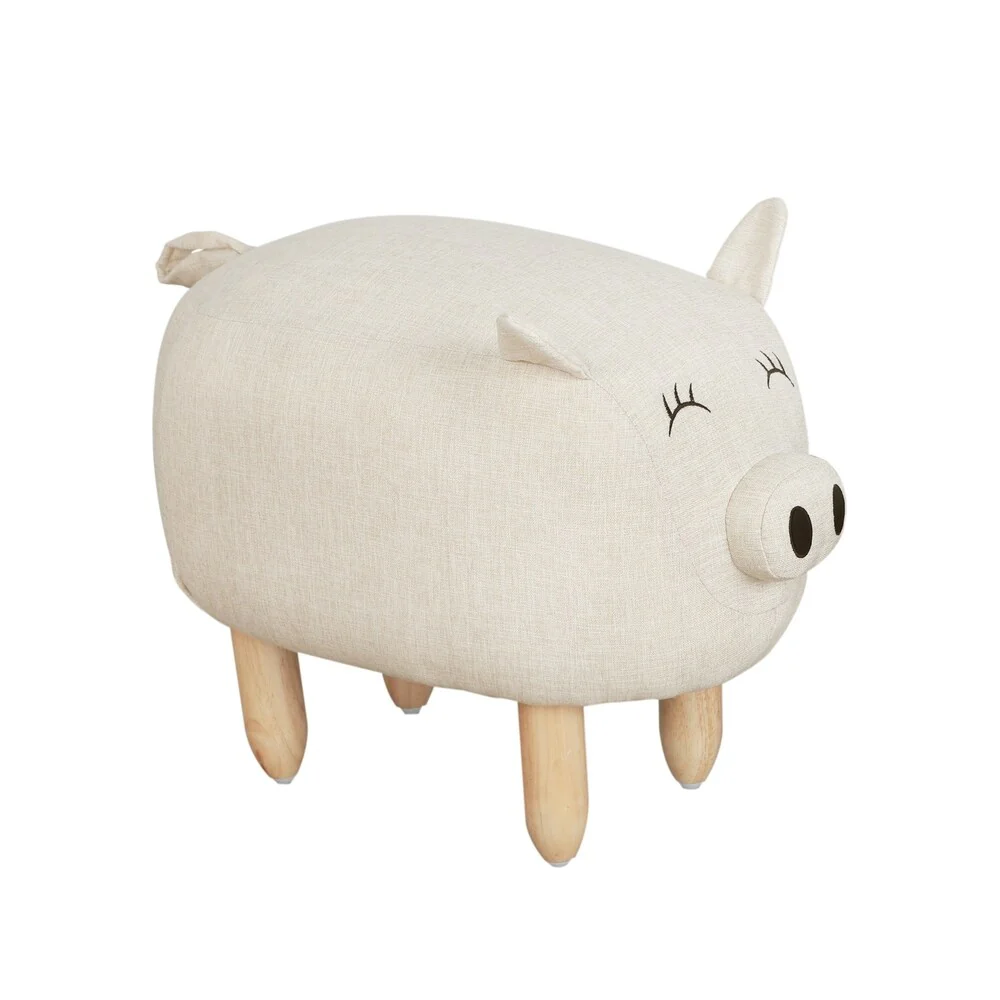 Piggy the Pig Kids Stool Ottoman