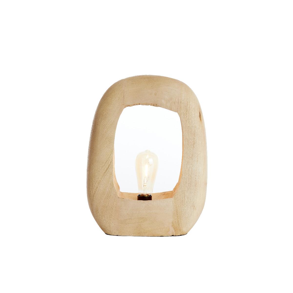 Light & Living - Kelafo tafellamp 33x10x40 cm - hout mat naturel