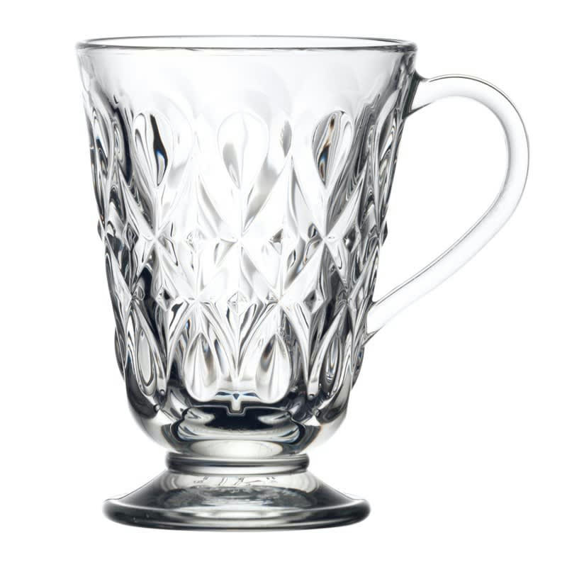 LOT DE 6 MUGS, LYONNAIS - Mug  en verre transparent - lot de 6