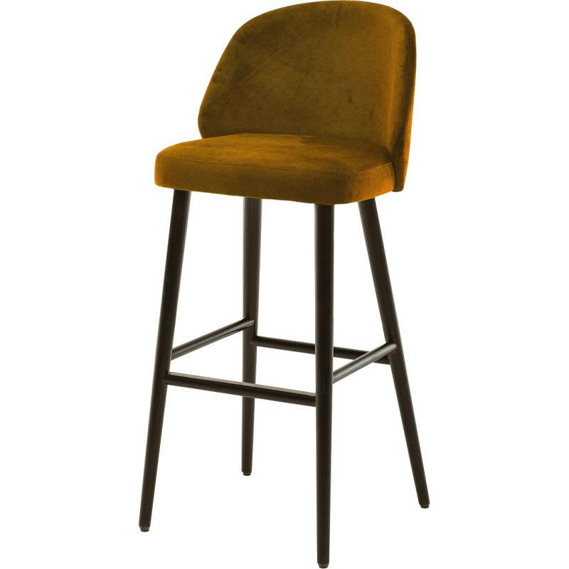 OSCAR - Tabouret de bar piétement bois