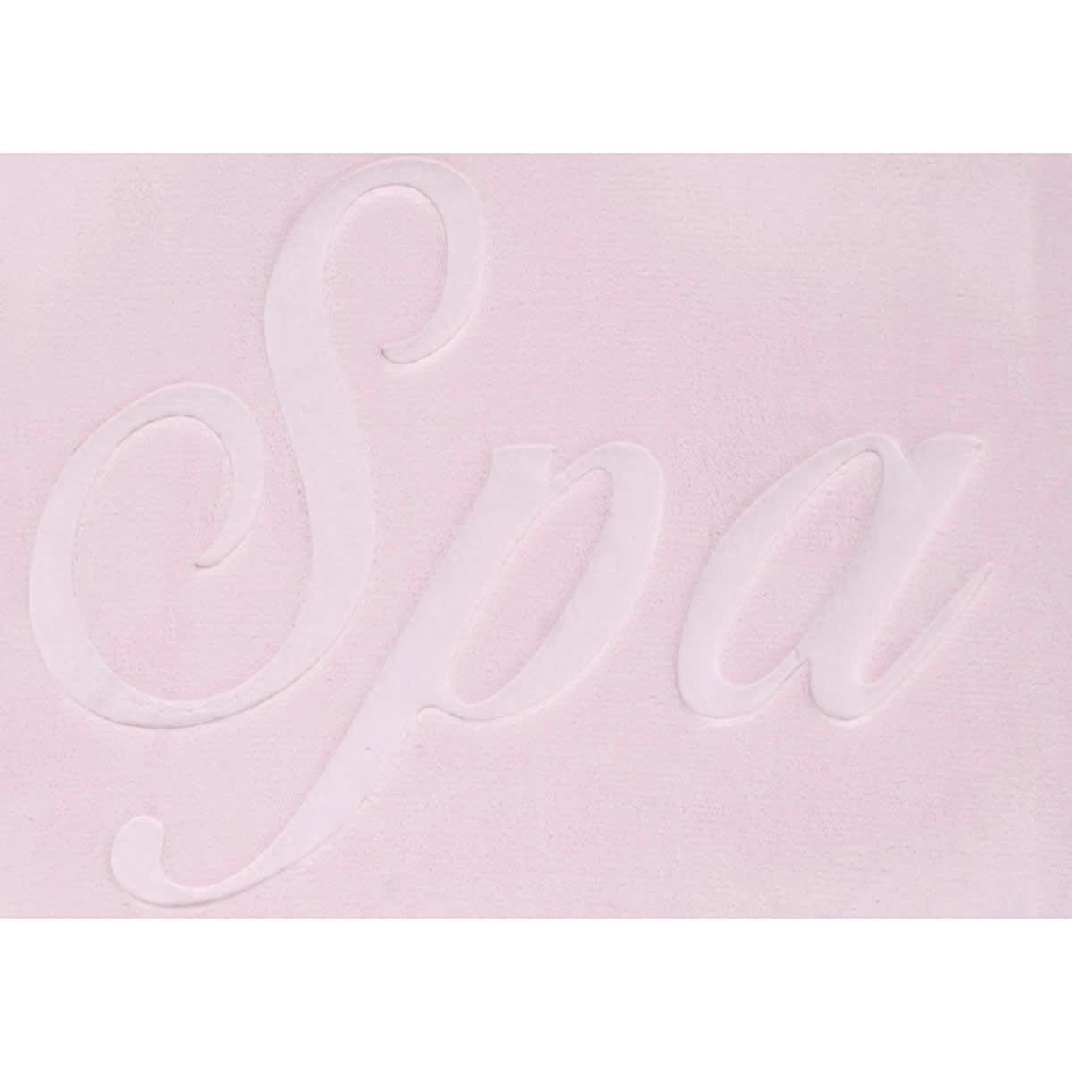 SPA - Tapis de bain mémoire de forme rose 40x60cm