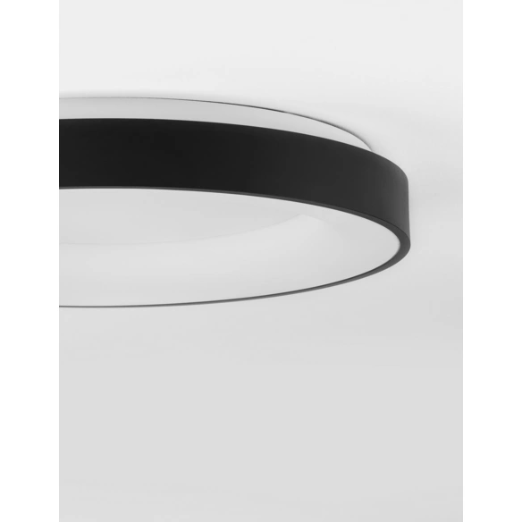 Deckenleuchte »Rando Thin «, LED, 50 W, Höhe: 9 cm, schwarz