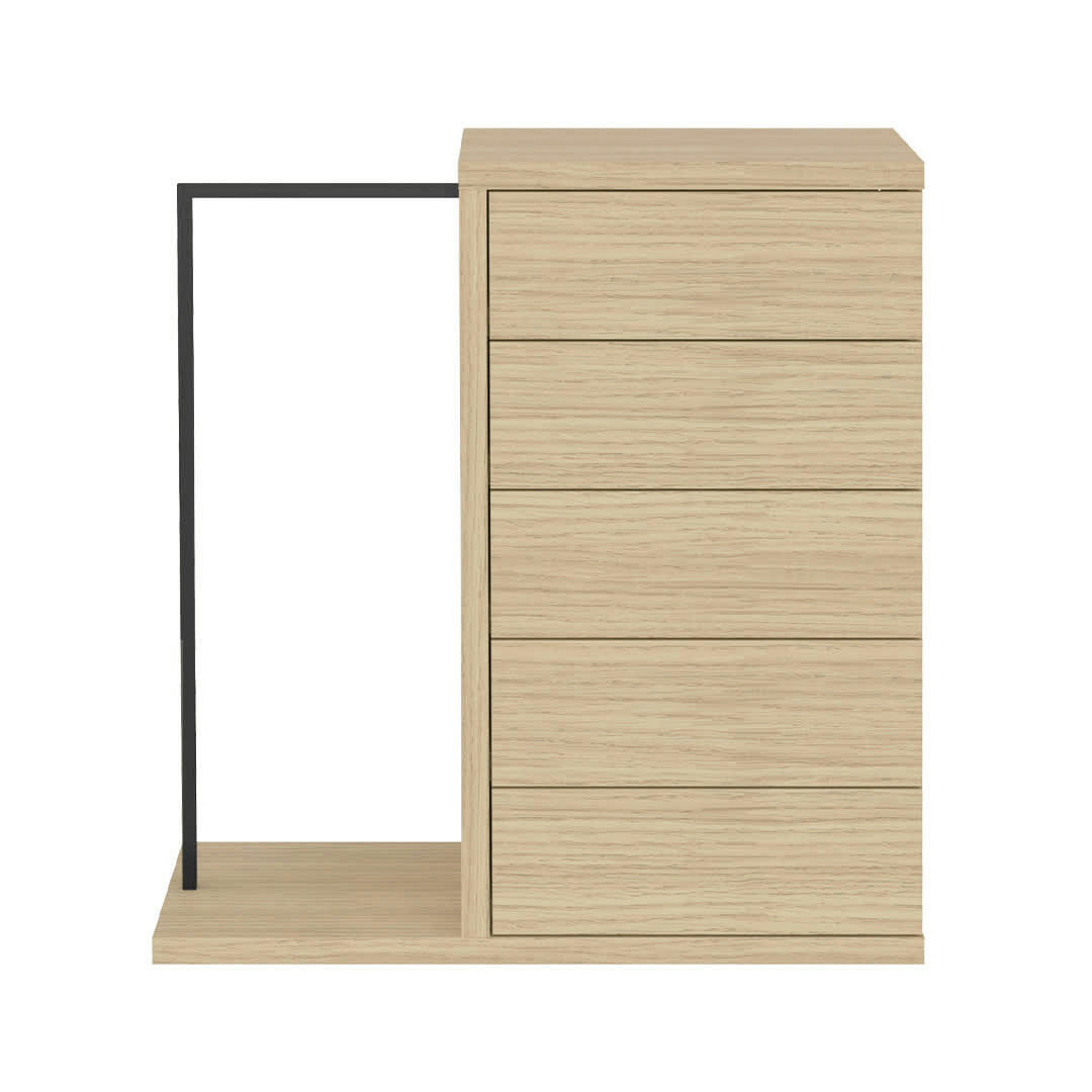 HUGO - Commode  placage chêne clair