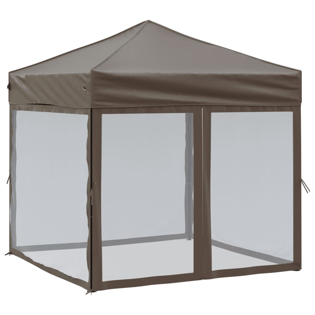 Namiot imprezowy Taupe 2 x 2 m Tkanina vidaXL