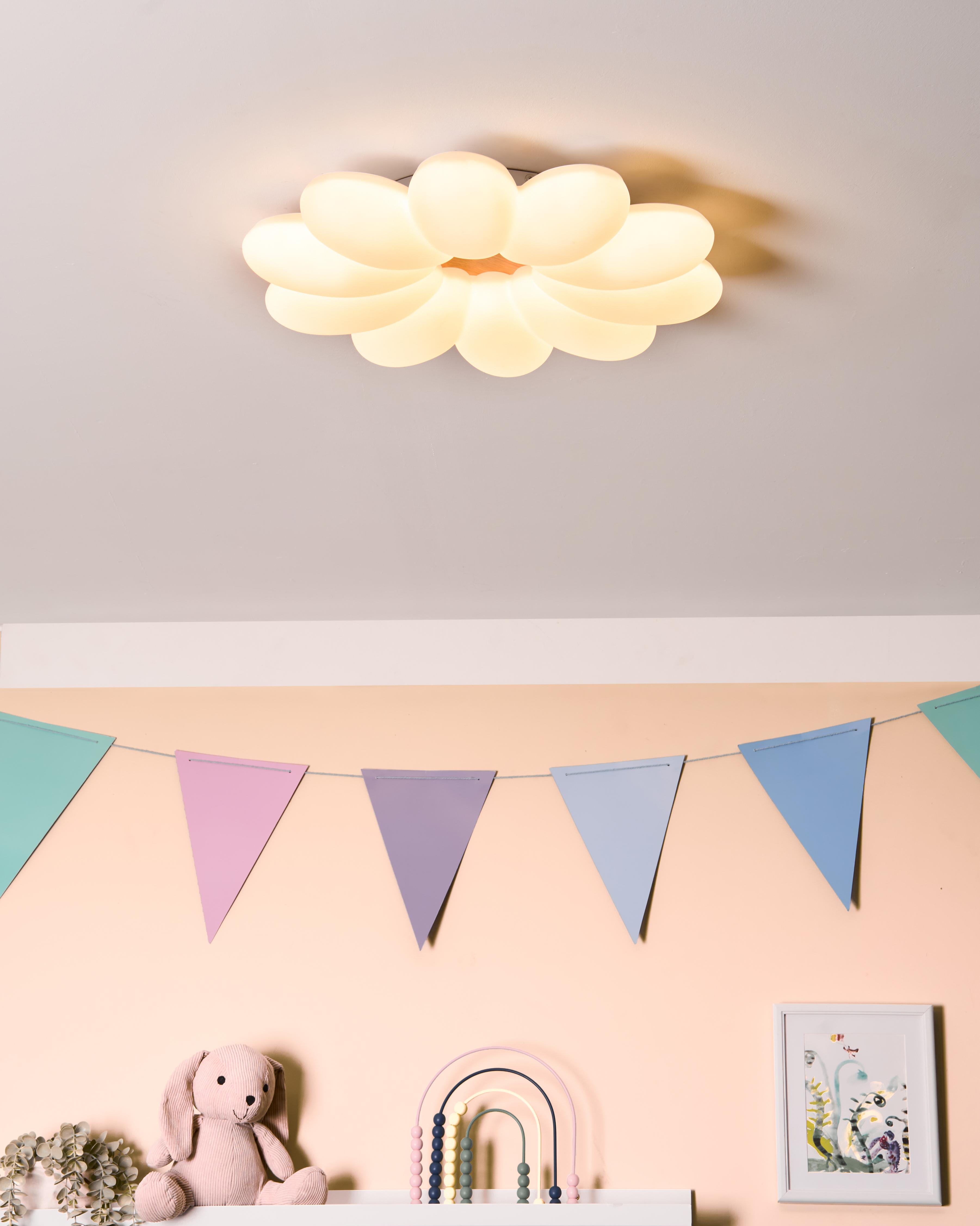 LED Ceiling Lamp Flower TINAU White