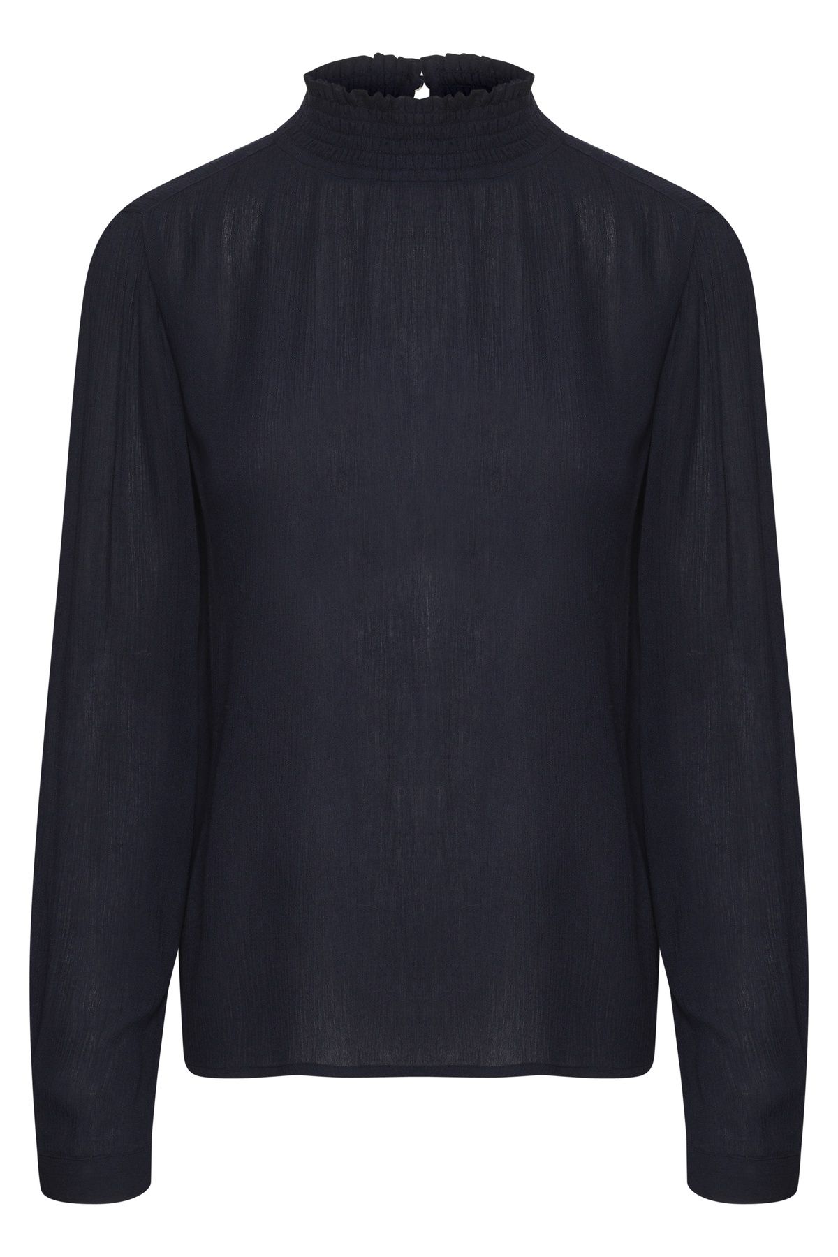 Kaffe KAtrine Smock Neck Casual Fit Blouse