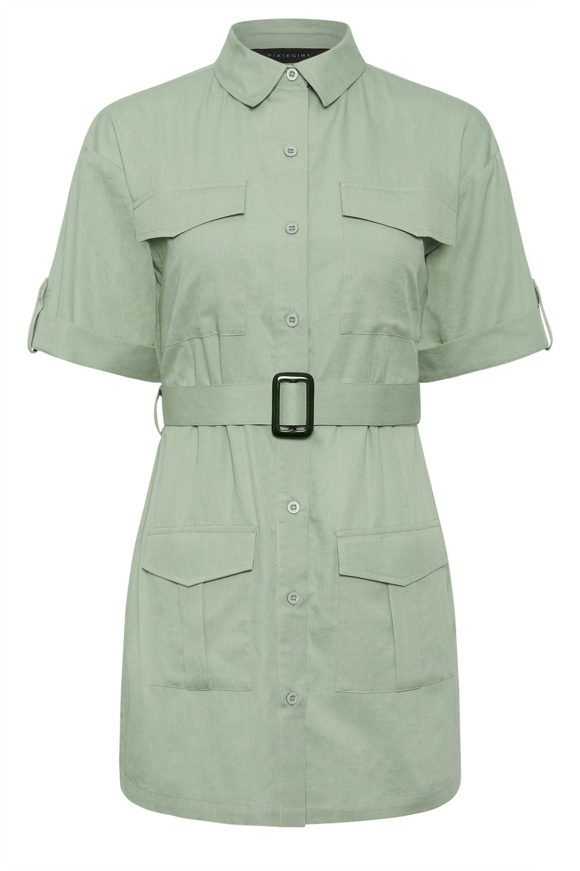 PixieGirl Petite Utility Mini Dress
