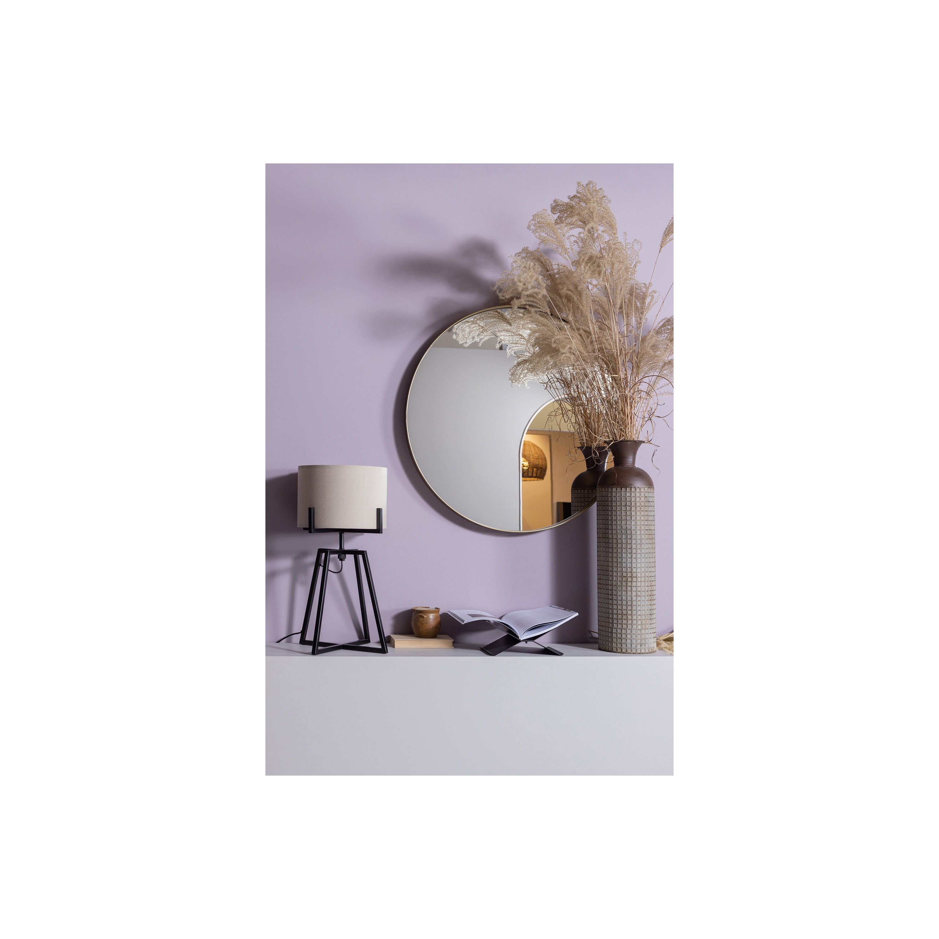 Woood Doutzen Spiegel - Goud - Ø 80 cm