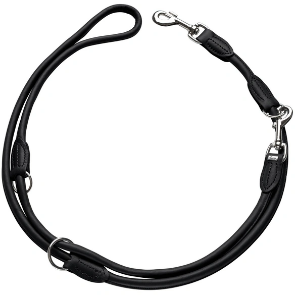 Führleine »Round & Soft«, Gr. 200 cm, schwarz