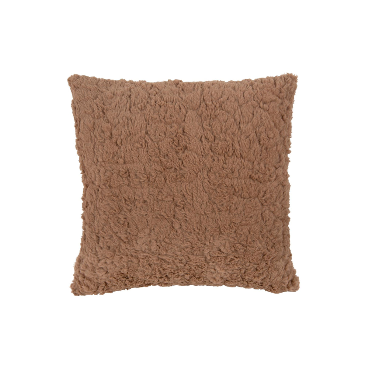 Present Time sierkussen Tierno Furry - bruin - 45x45x15cm