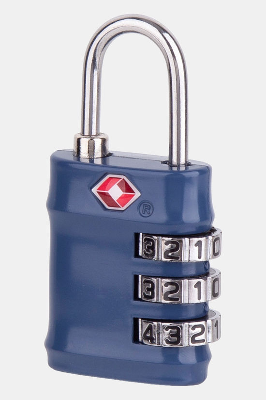 Blue Mountain Tsa Lock 3 Dial Anti-Diefstal