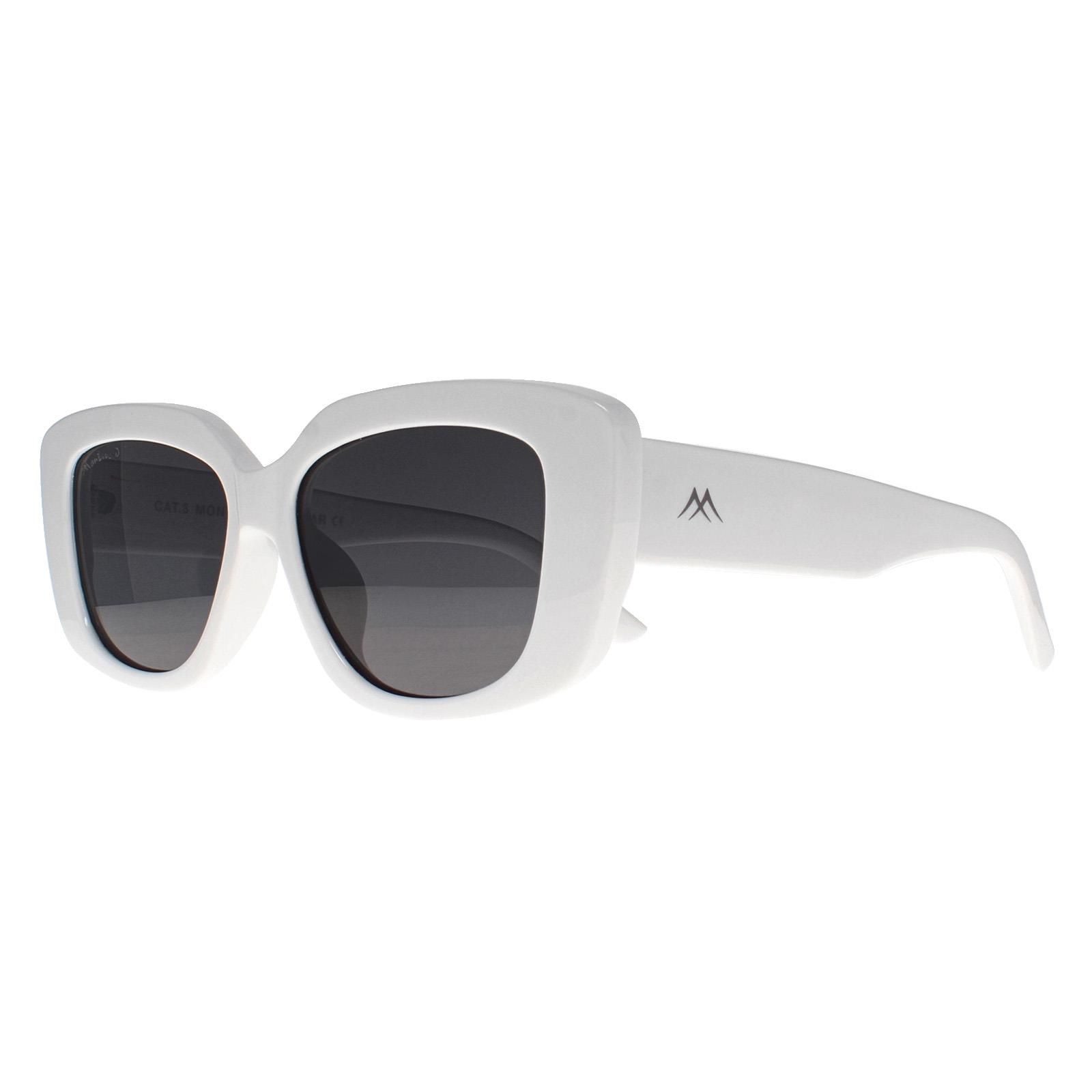 montana Rectangle White Smoke Grey Polarized MP56