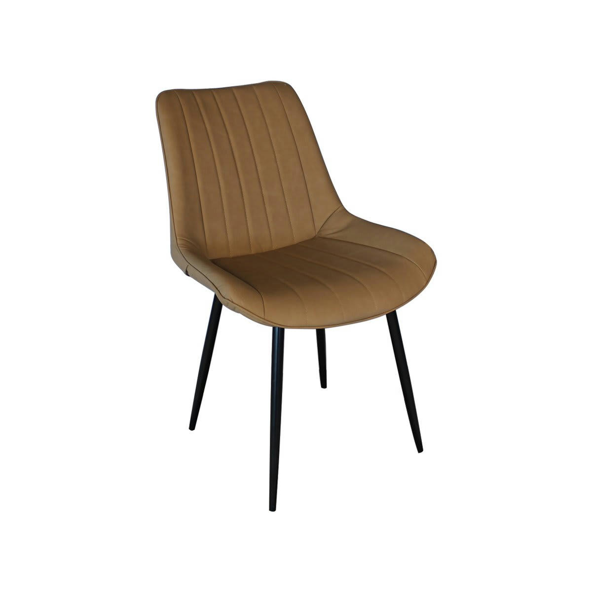 BIBA - Chaise en simili camel