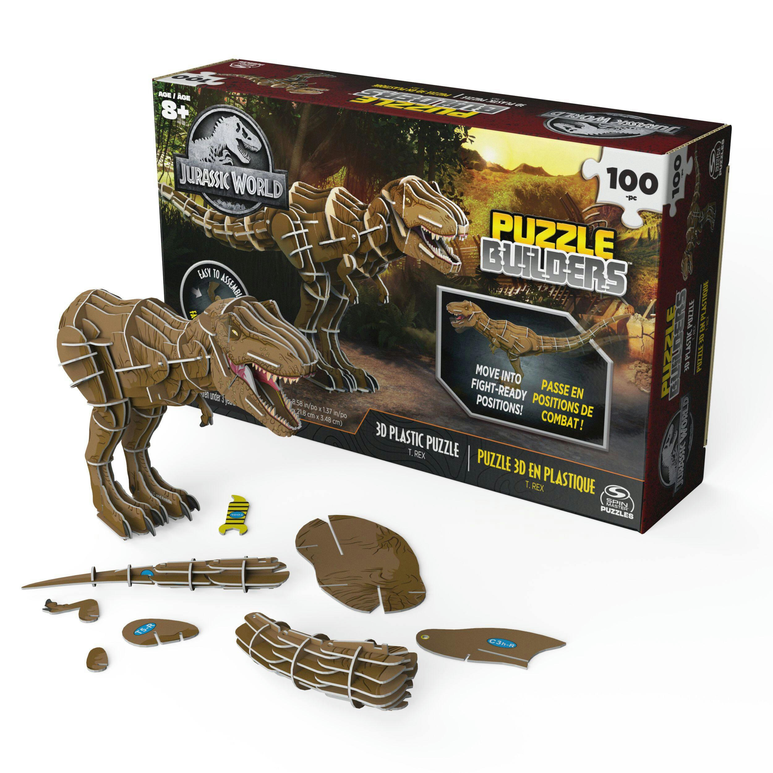 Spin Master Jurassic World 3D Puzzle, Ages 8+