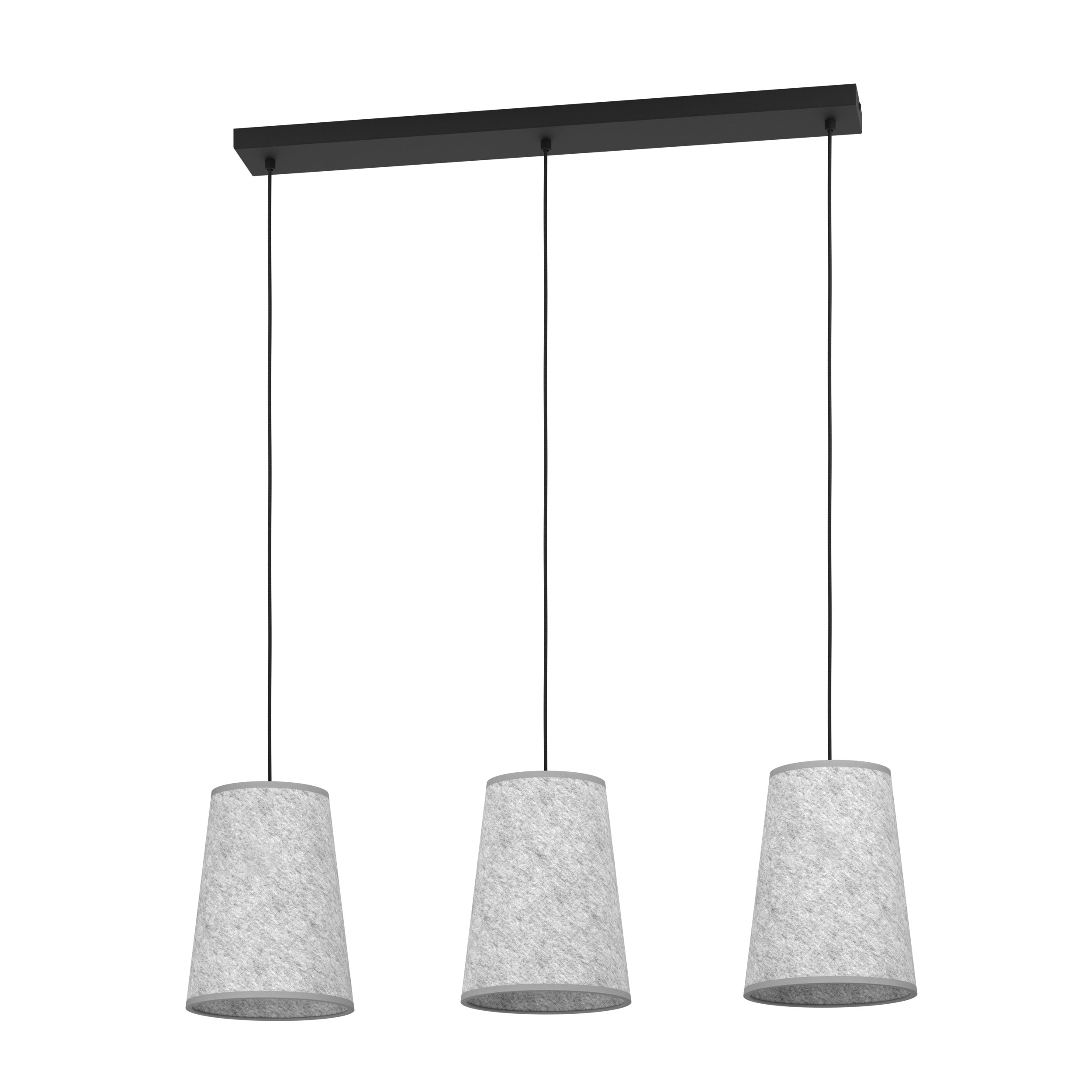EGLO hanglamp Alsager - e27 - zwart