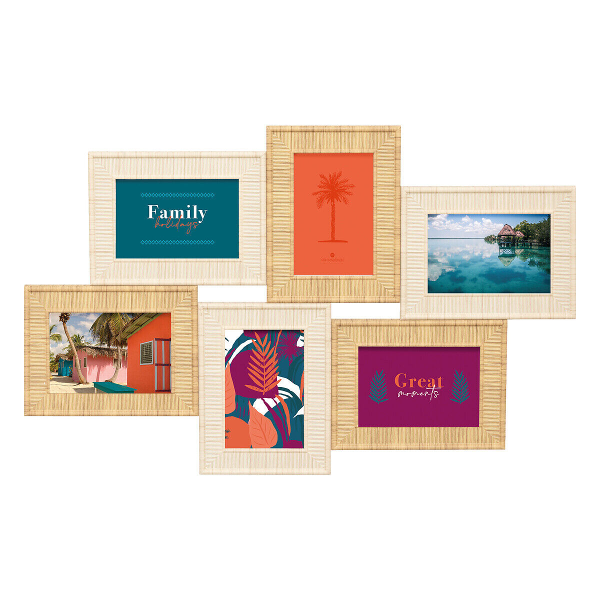 Multimoldura THEA para 6 fotografias