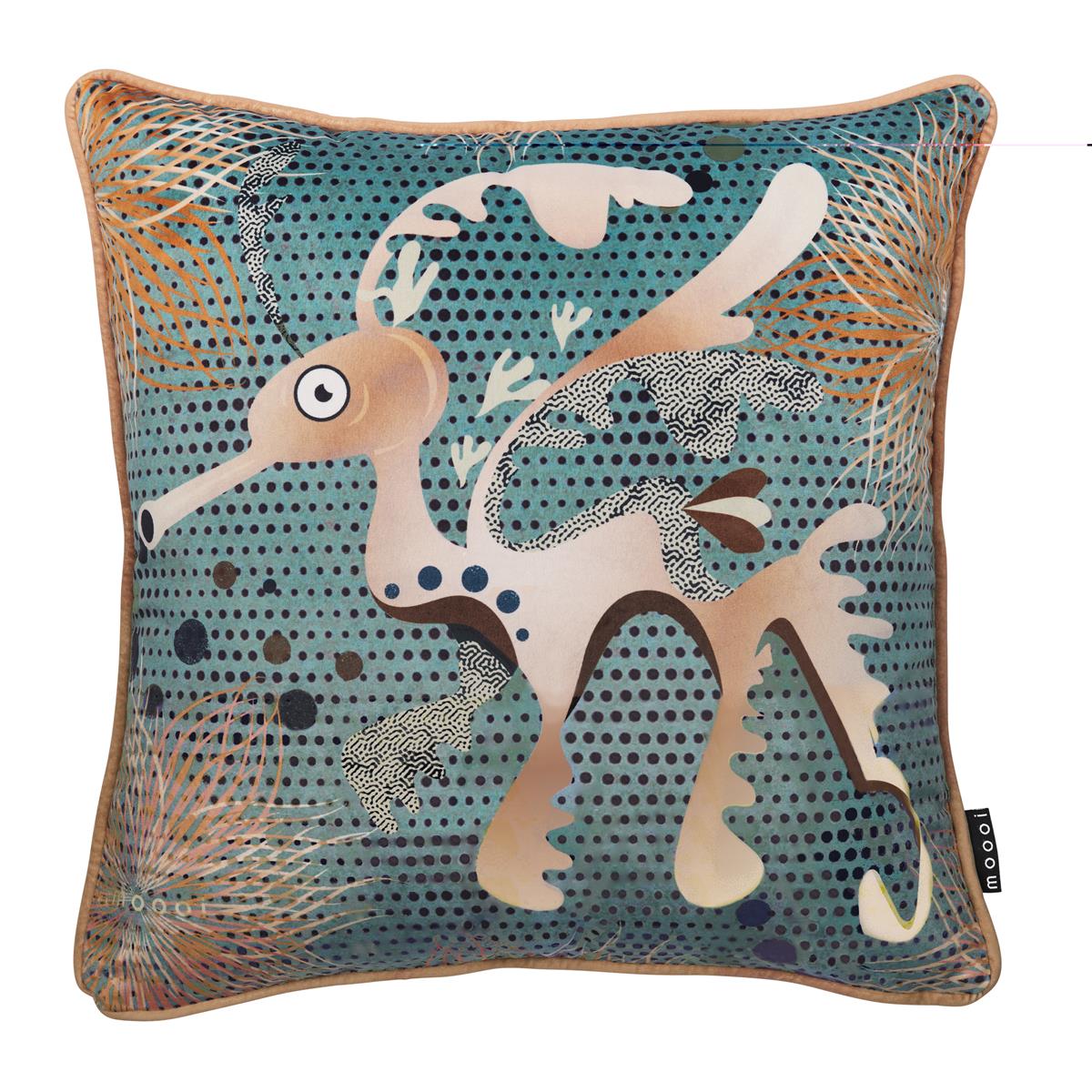 MOOOI decoratiekussen MO Blooming Seadragon - 50x50 / 20x20 Inch cm - multi