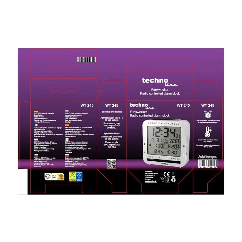 Wecker Technoline