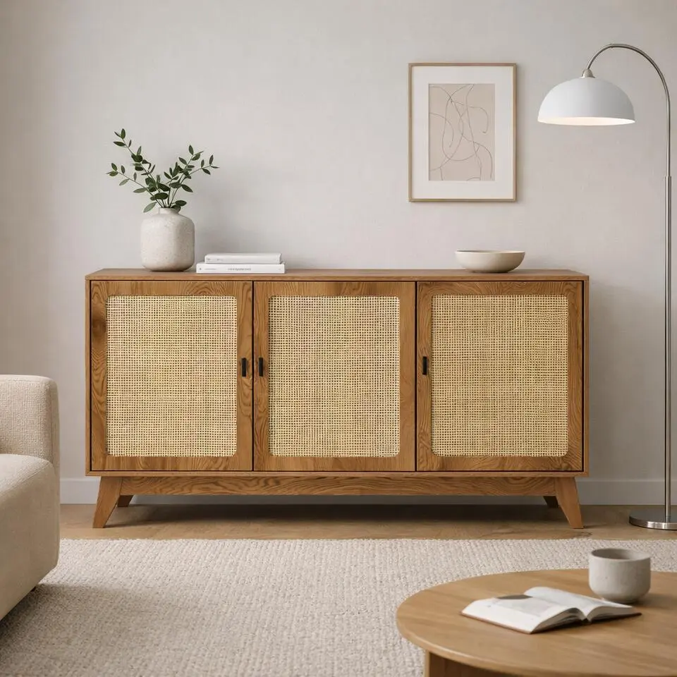 Calicosy - Dressoir ALIA - licht hout 120x40x72 cm