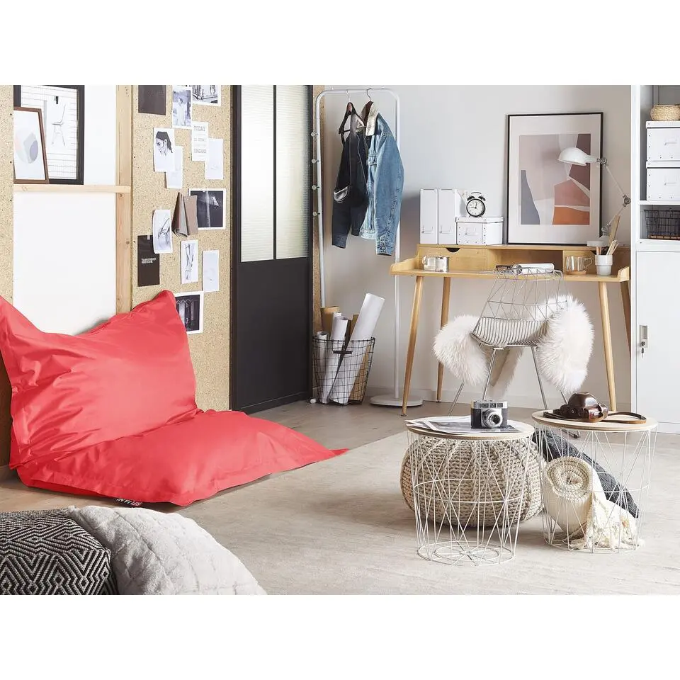 FUZZY - Zitzak hoes - Rood - 140 x 180 cm - Nylon