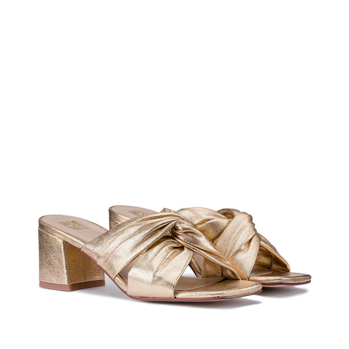 Mules en cuir
