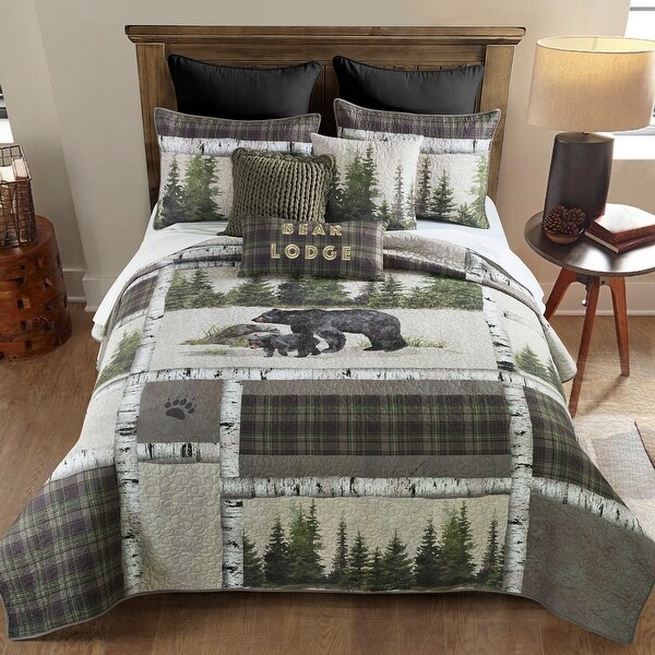 Donna Sharp Bear Panels UCC Throw Blanket