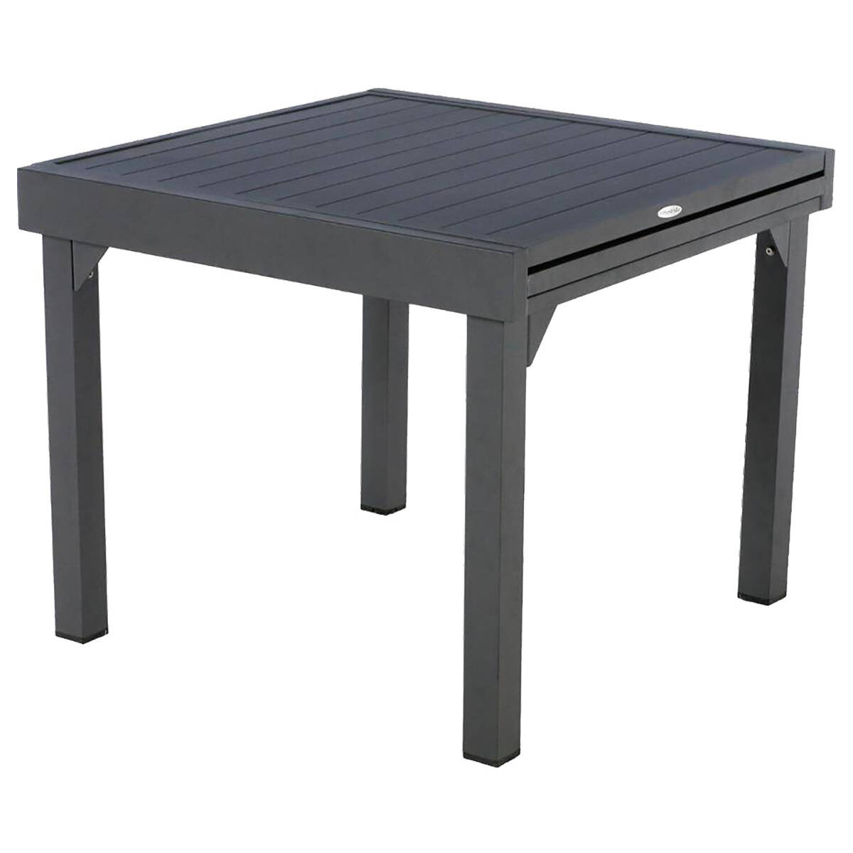 Mesa extensível PIAZZA cinza graphite 90-180cm