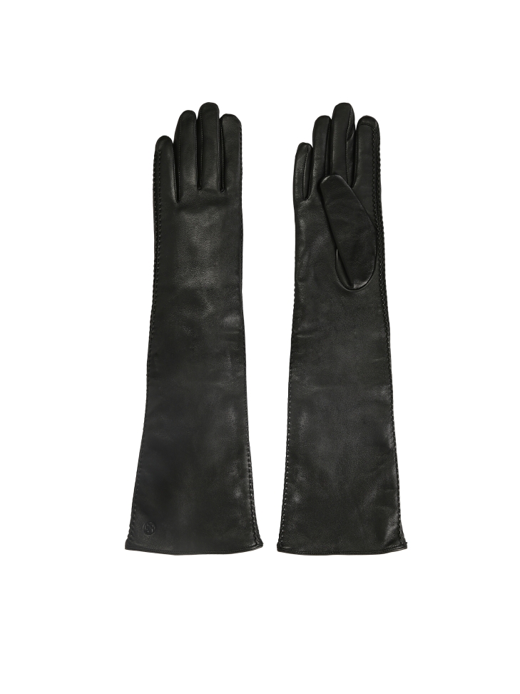 Long leather gloves