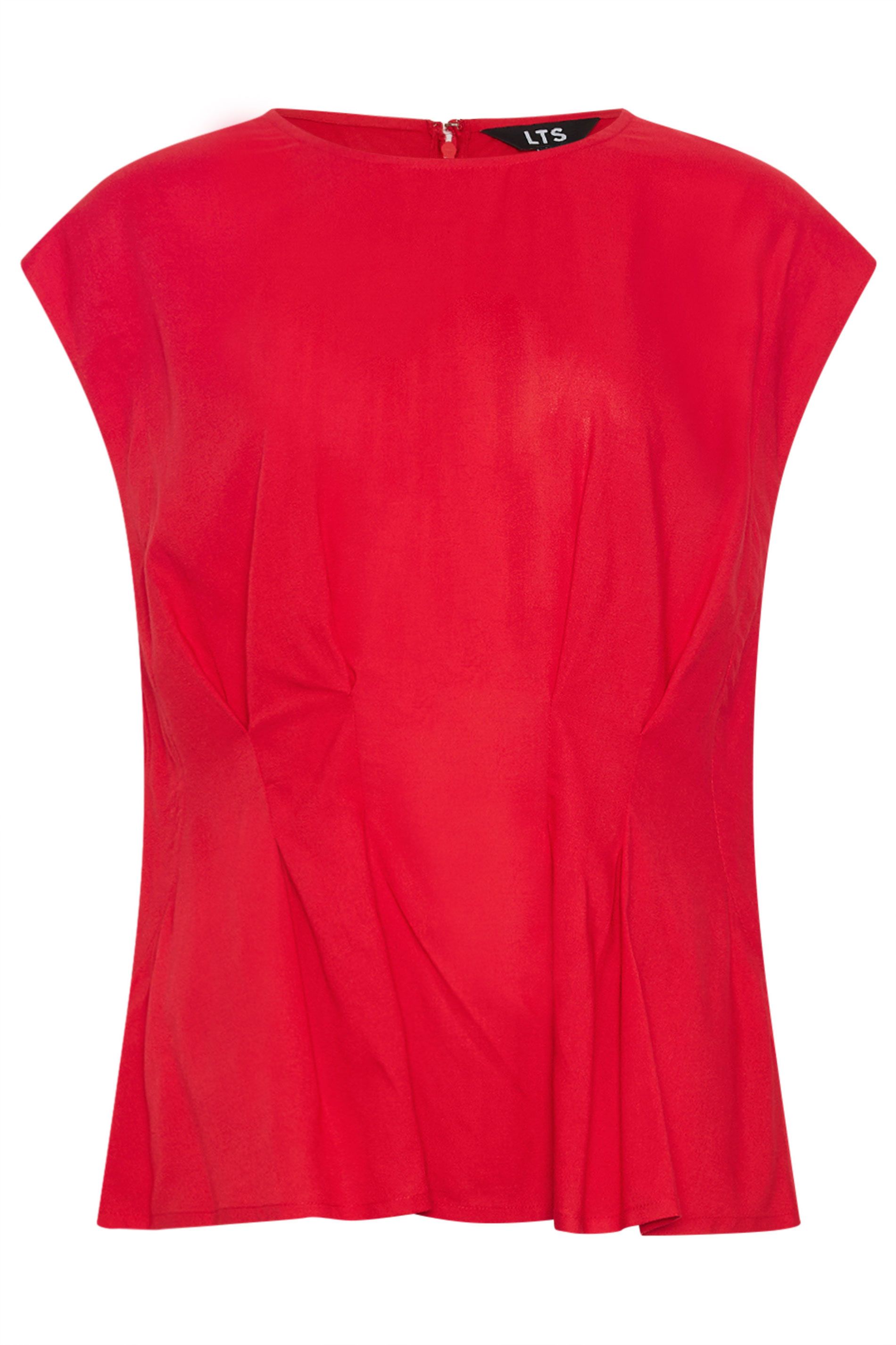 Long Tall Sally Tall Pleated Top