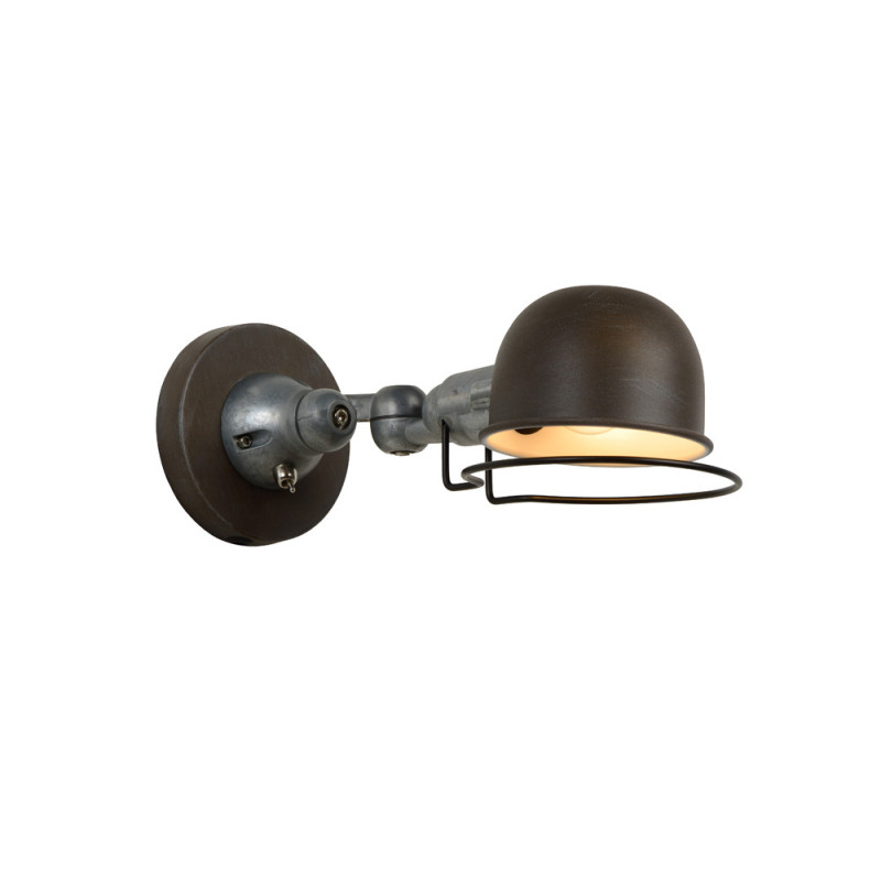 Applique Honoré rouille 28,2 cm E14 25 W LUCIDE