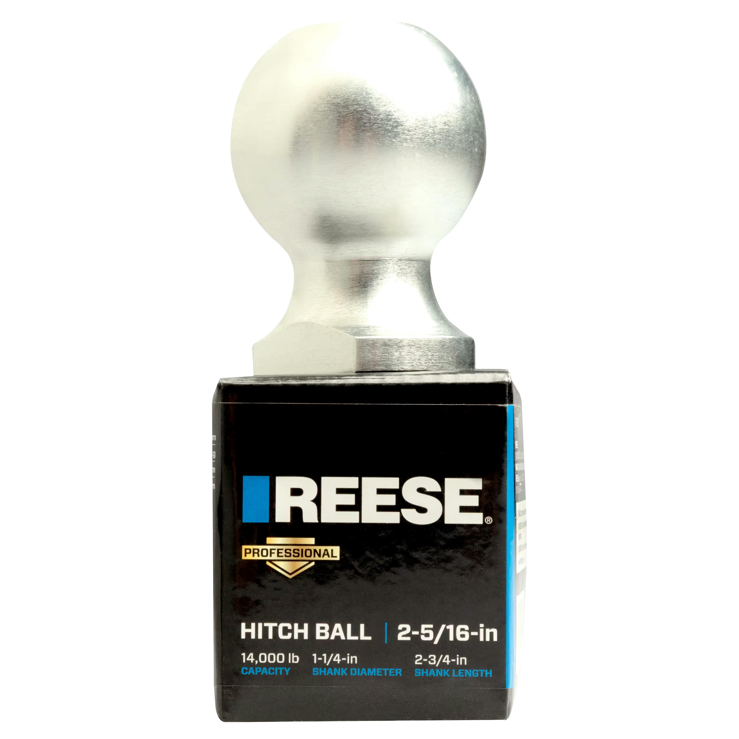 Reese Professional Towing Hitch Ball, Zinc HD, 2-5/16-in Diameter, 14000-lbs