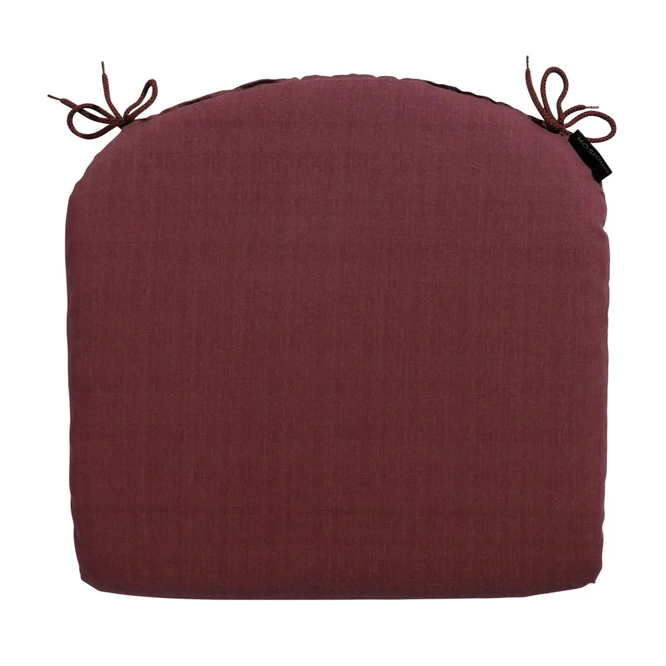 Madison - Zitkussen Panama bordeaux - Ca. 46x48 cm - Set van 4