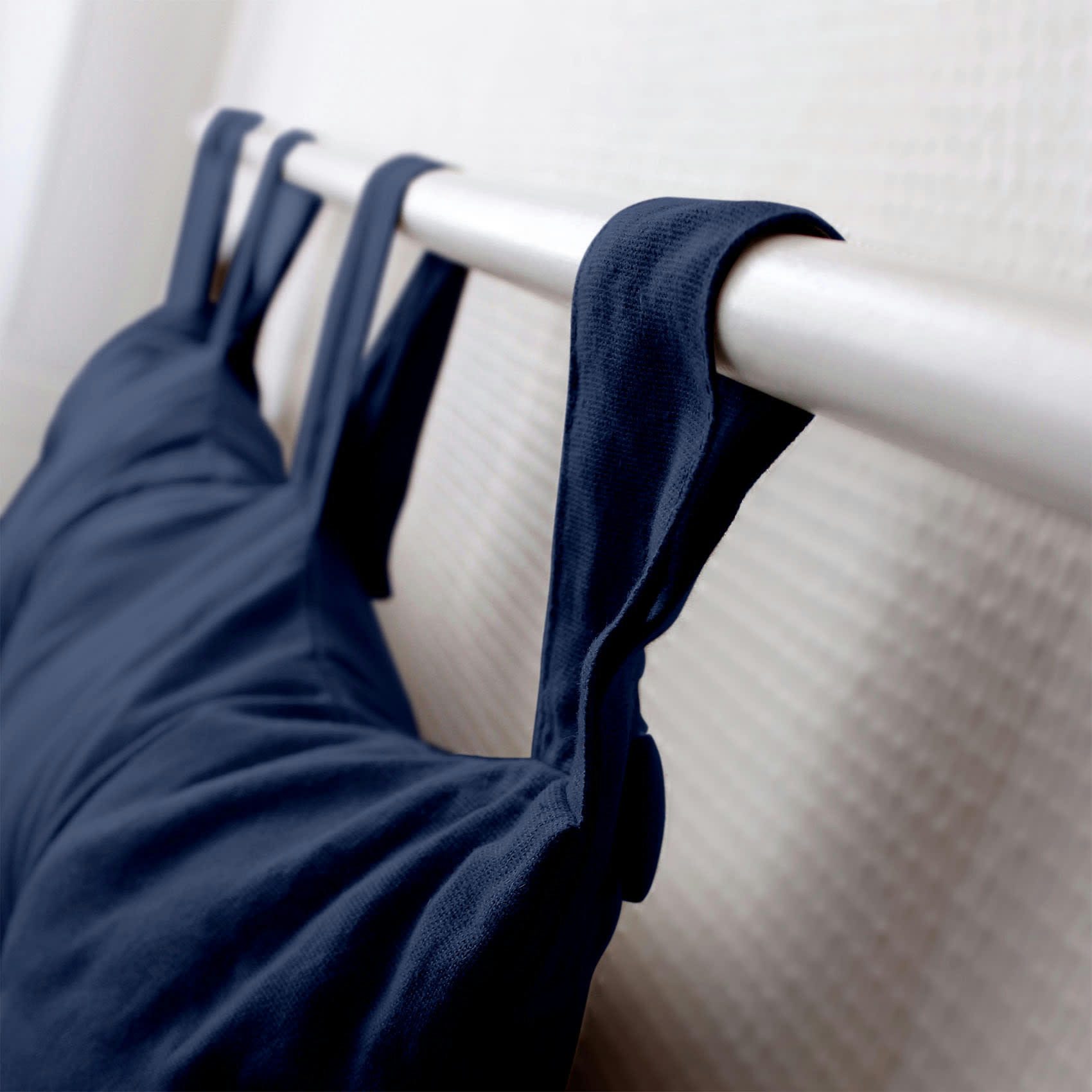 PANAMA - Tête de lit capitonnée bleu marine