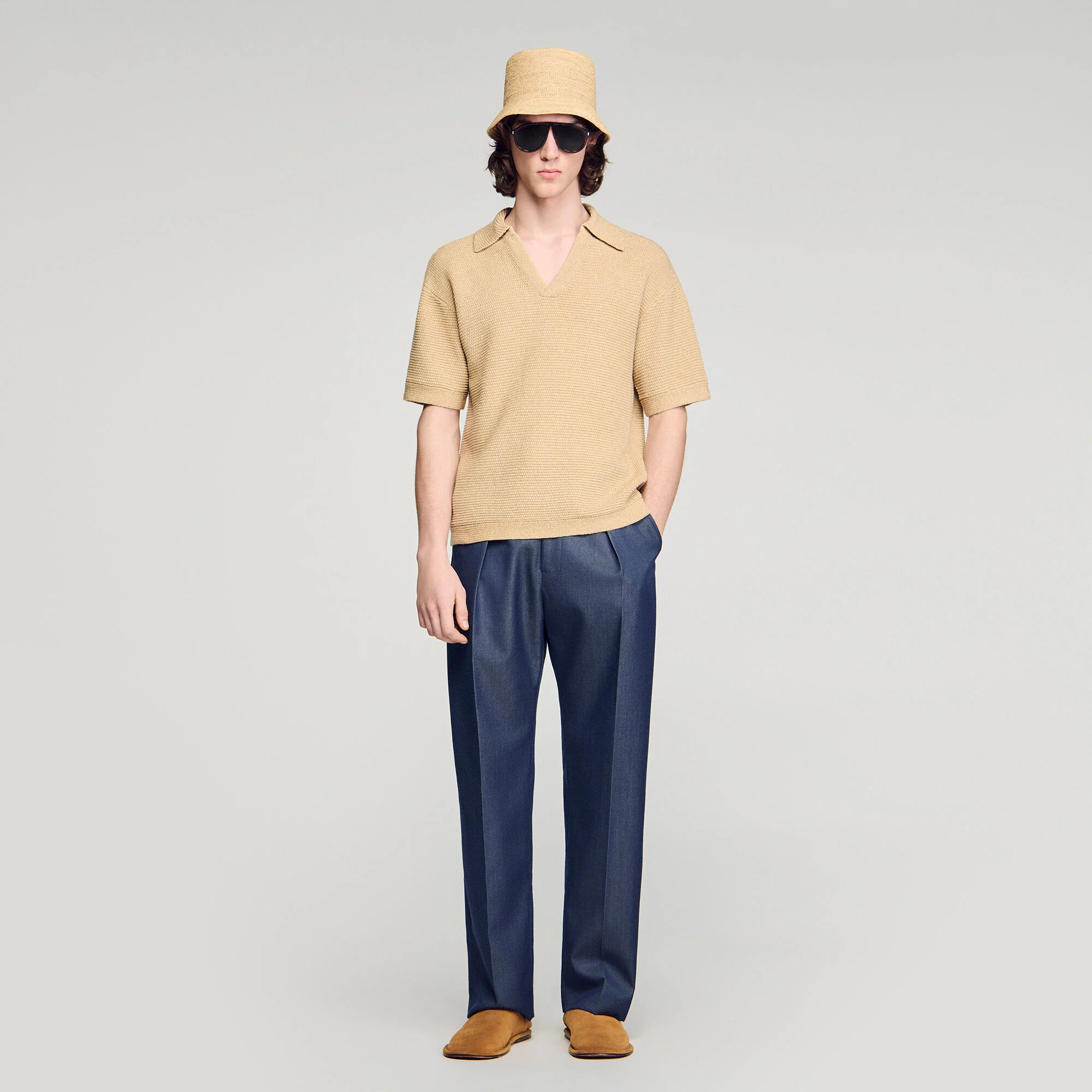 Polo effet jute