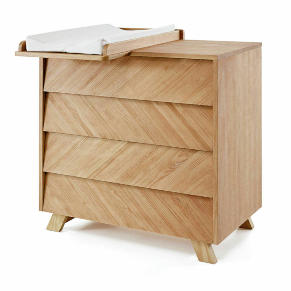 KYOTO - Commode à langer 4 tiroirs bois massif