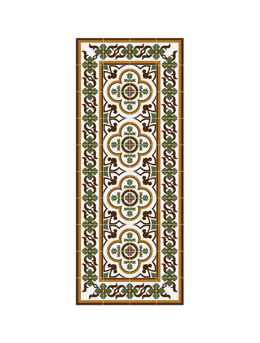 BARCELONE - Tapis en vinyle Claris multicolour 80x200