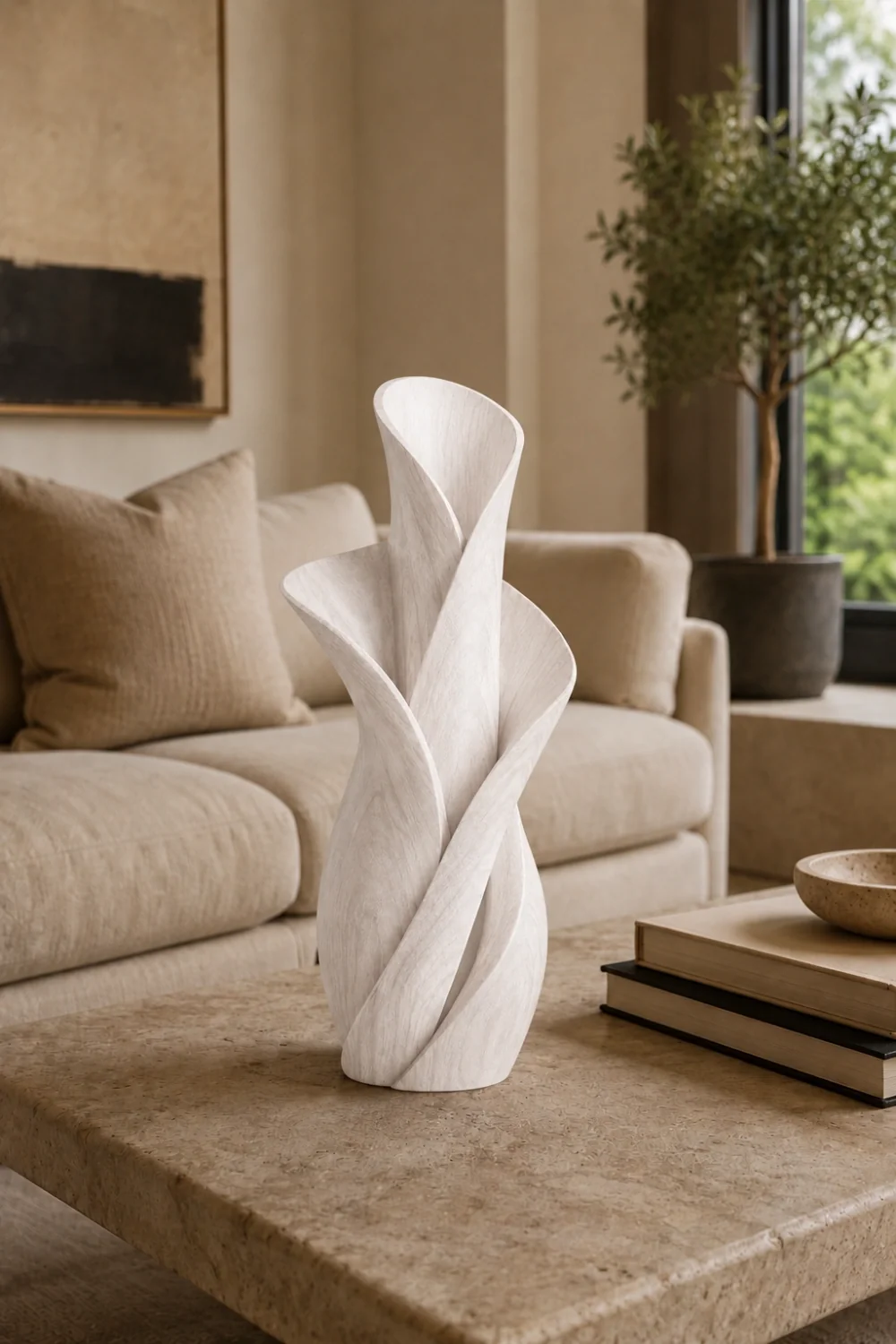 Vase Wood Sculpture #WG088
