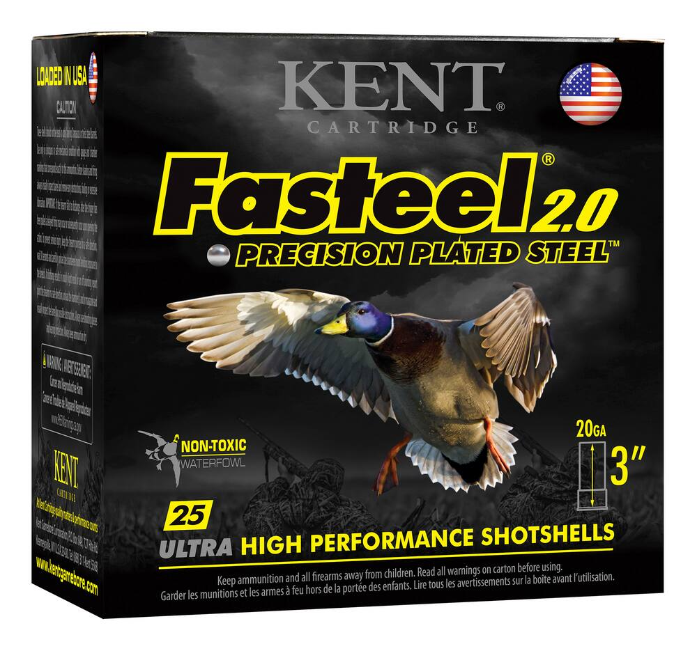 Kent Fasteel 2.0 20 Gauge 3-in 7/8-oz #2 Steel Shotgun Shell